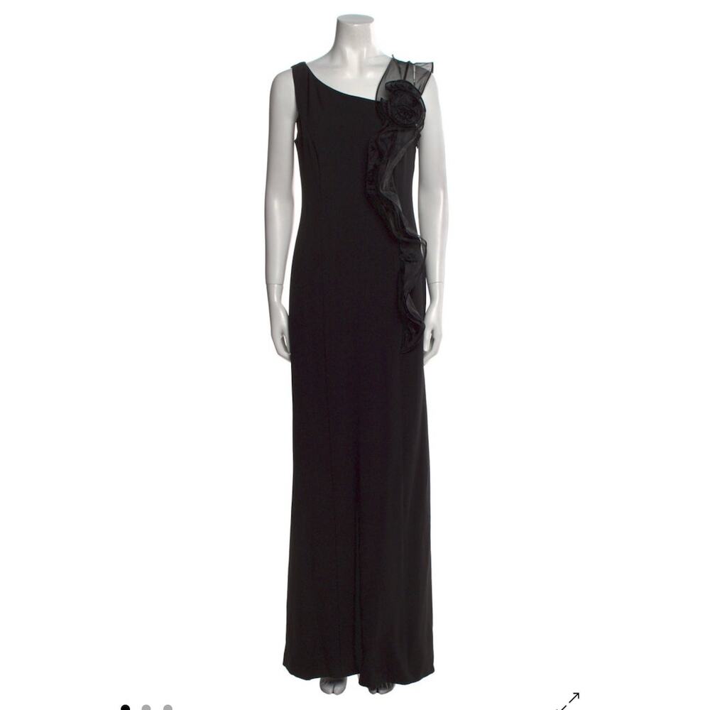 Karl Lagerfeld Scoop Neck Long Dress